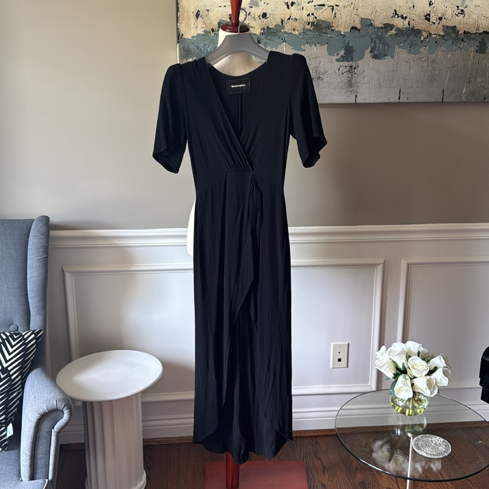 Reformation Black Dress Size 4P